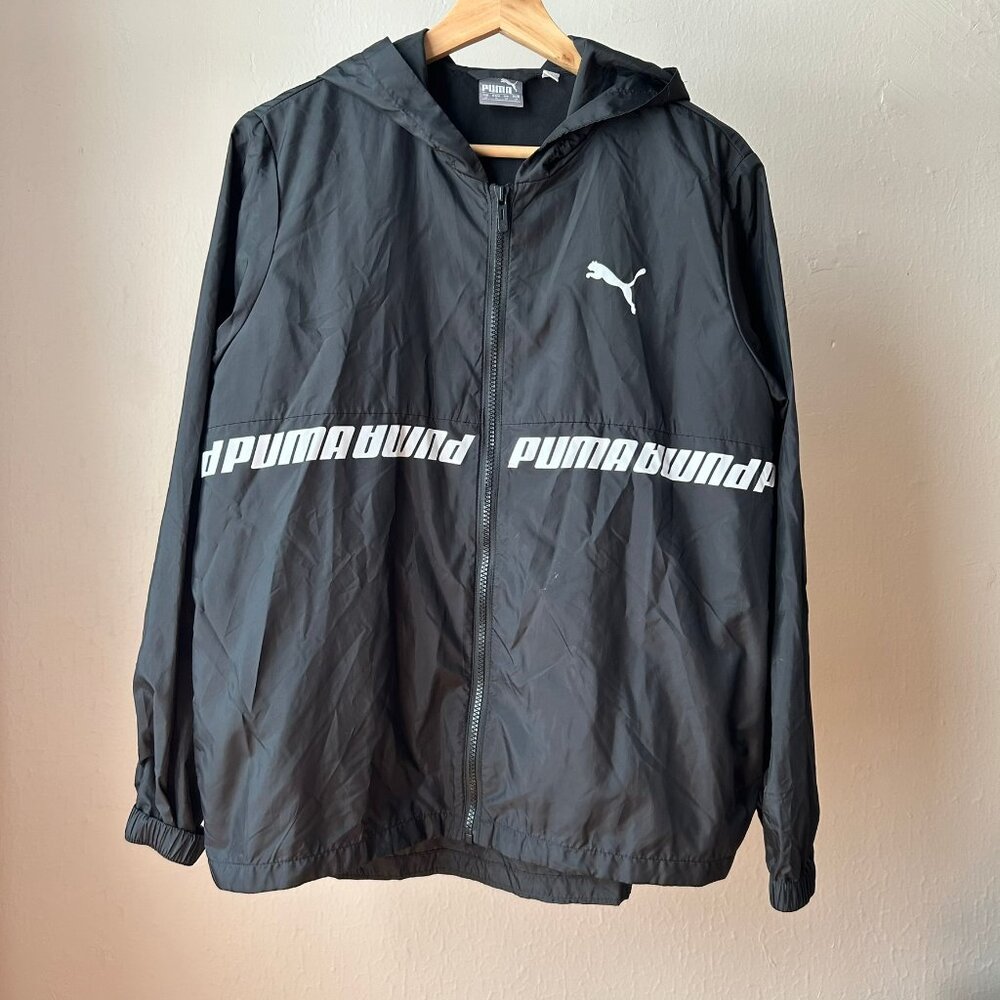 PUMA SOFT SHELL HOODED WOMENS JACKET SIZE M